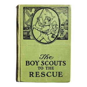 1921 “The Boy Scouts to the Rescue” George Durston Saalfield First Edition in Olive Green