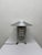 Art Deco Robert Sonneman Modernist Aluminum and Brass Table Lamp for Kovacs, 1990 For Sale - Image 3 of 17