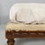 Vintage Italian Daybed in Beige Fabric and Wood, 1900s For Sale - Image 13 of 15