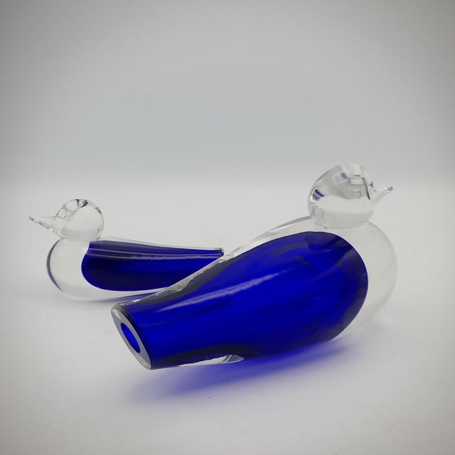 Glass Murano Glass Ducks, Set of 2 For Sale - Image 7 of 16