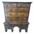 Antique William and Mary Burl Walnut Chest on Stand With Original Bronze Hardware and Cannonball Feet, Late 17th Century For Sale