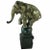 1930s 1930 Art Deco Silver Plated Bronze Dancing Elephant For Sale - Image 5 of 5
