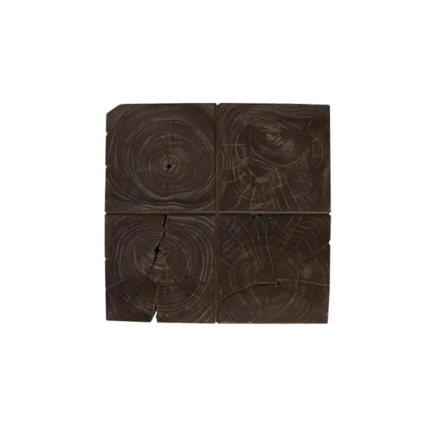 The Peep Hole Side Table is crafted of solid wood. It features a dark finish and a peep hole adds interest. This piece is...