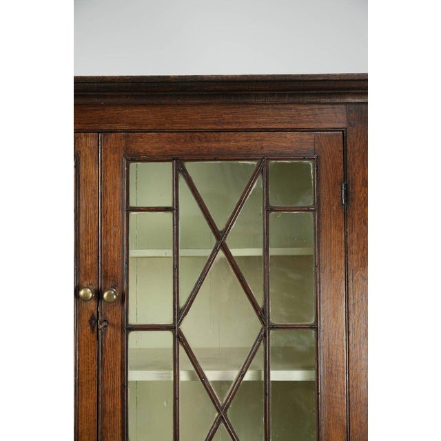 Wood Antique English Oak Cabinet, 1700s For Sale - Image 7 of 12