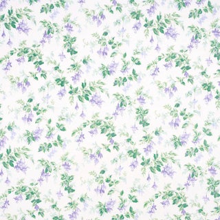 Schumacher Garden Gate Chintz Fabric in Lavender For Sale