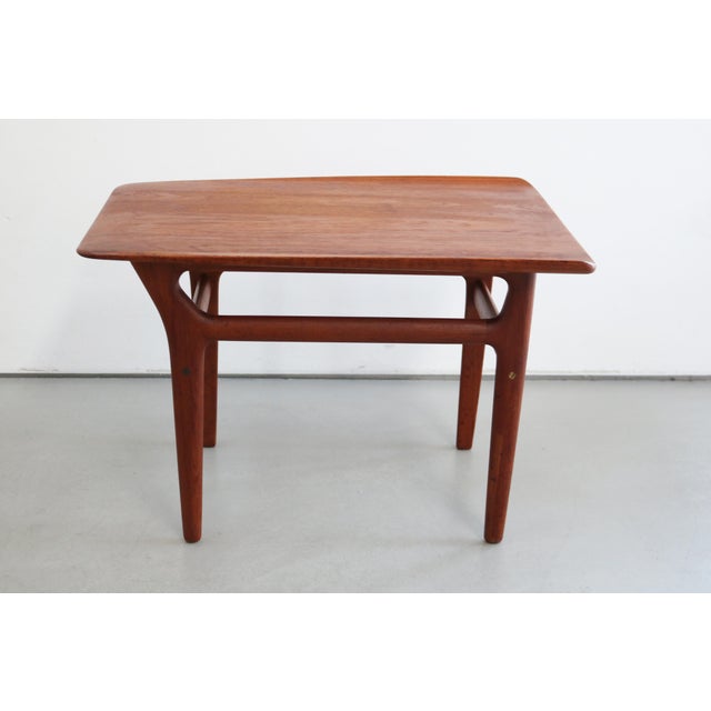 Jason Møbler Denmark Organically shaped teak side table Made in Denmark 1960s Height 45cm Depth 45cm Width 67cm Tapered...
