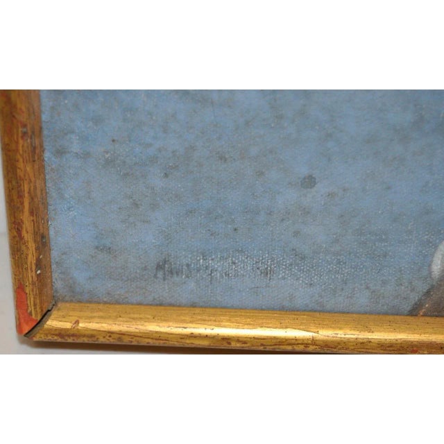 Mid-Century Modern Hutchinson Co. Quarry Original Oil Painting c.1960 For Sale - Image 3 of 9