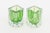 Kelly Green Vintage Murano Alessandro Mandruzzato Paddled Glass Sculptural Bows in Light Kelly Green, 1970's For Sale - Image 8 of 12