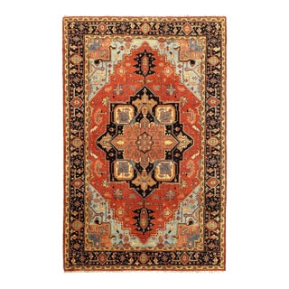 Pasargad DC Fine Hand Knotted Persian Serapi Design Rug For Sale