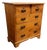 Chest of Drawers in Pine and Brass For Sale