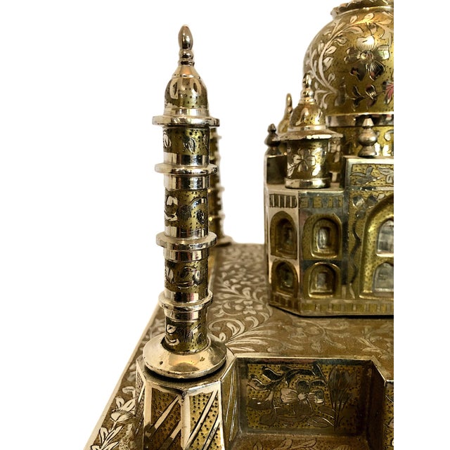 Zimbalist “Taj Mahal” Music Box With Thorens Swiss Movement and Hidden Compartment For Sale - Image 9 of 16