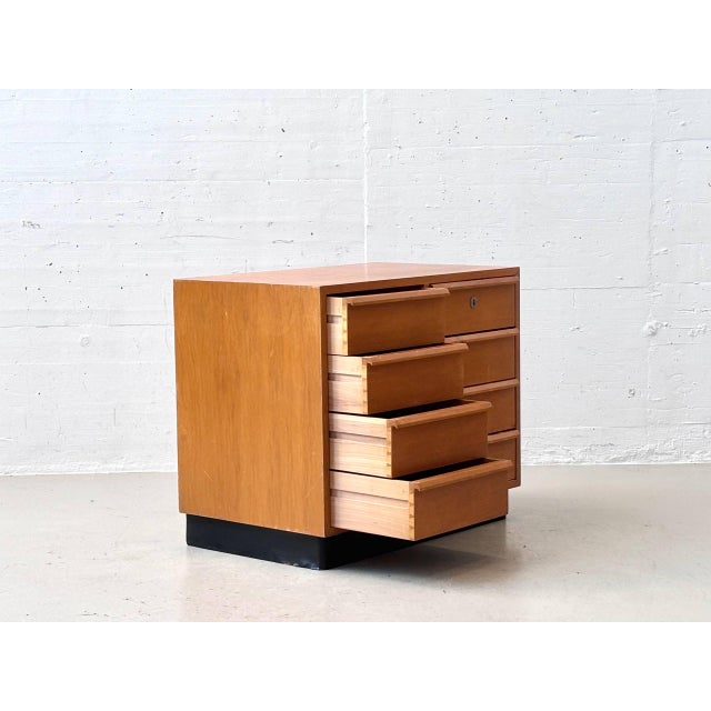 Mid-Century Beechwood Chest of Drawers, 1950s For Sale - Image 11 of 16