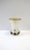 Rustic European Bohemian White and Gold Vase For Sale - Image 3 of 13