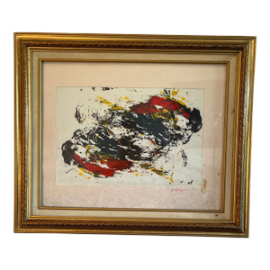 1970s Luis Hernandez Cruz “Speed”, Mid Century Modern, Abstract