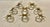 Vintage Holiday Brass Snowflake Napkin Rings - Set of 8 For Sale - Image 4 of 5