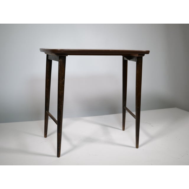 Mid-Century Modern Mid-Century Modern Kidney-Shaped Side Table in Teak, 1960s For Sale - Image 3 of 7