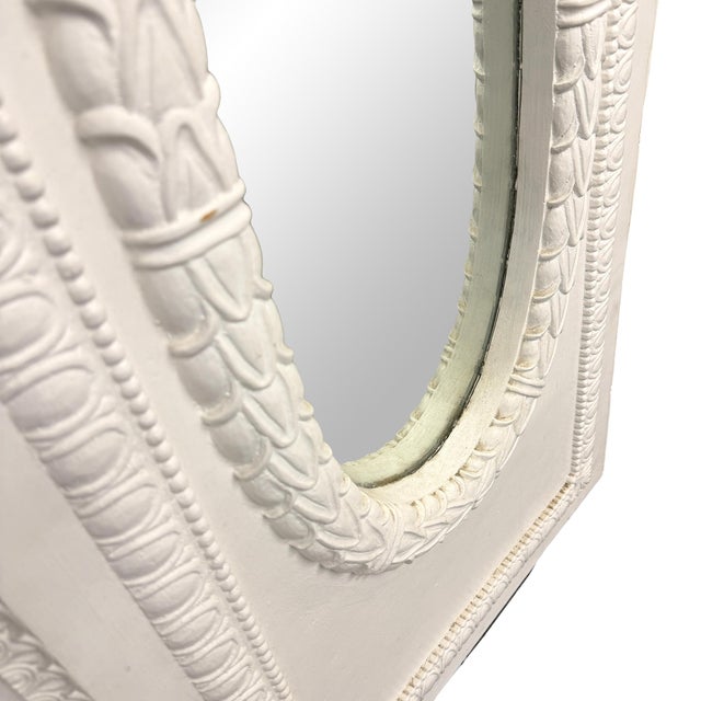 20th Century Plaster Neoclassical Framed Mirror For Sale - Image 10 of 13