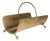 Vintage Brass Fireplace Log Holder For Sale