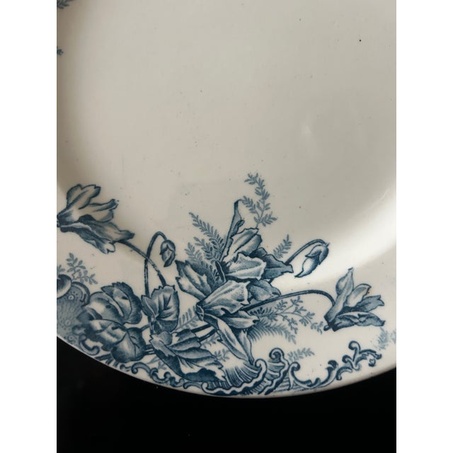 Ceramic Terre De Fer Dinner Plates from Louis Graves, 1890s, Set of 13 For Sale - Image 7 of 13