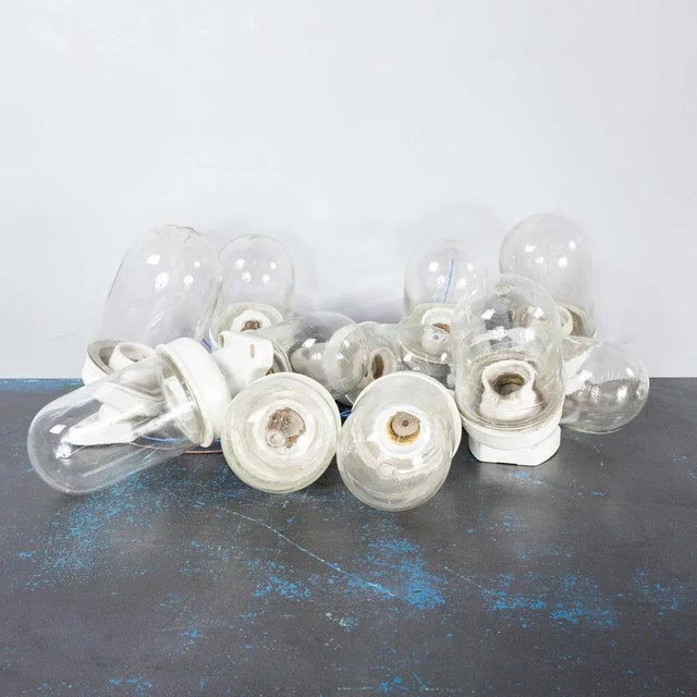 Ceramic and Glass Angled Wall Lamp For Sale - Image 13 of 14