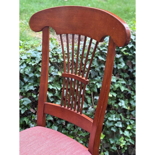 Bermex Furniture Solid Birch Wheat Back French Country Chairs - Set of 8 For Sale - Image 9 of 11