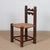 French Wood Straw-Seated Chairs, 1950s, Set of 4 For Sale - Image 6 of 9