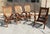 Teak and Wicker Jonc Armchairs, 1950s, Set of 4 For Sale - Image 12 of 12