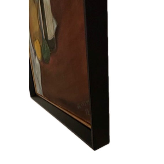 Gray MCM Framed Still Life Table Scene For Sale - Image 8 of 12