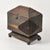 Early 20th Century Large Tramp Art Dresser Box: Chip Carved Folk Art, Round Feet, Gold Paint Remnants For Sale - Image 4 of 16