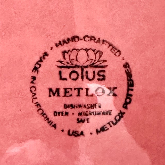 Saturated Pink Vintage Wall Plate Curation - Group of 9 For Sale - Image 12 of 17