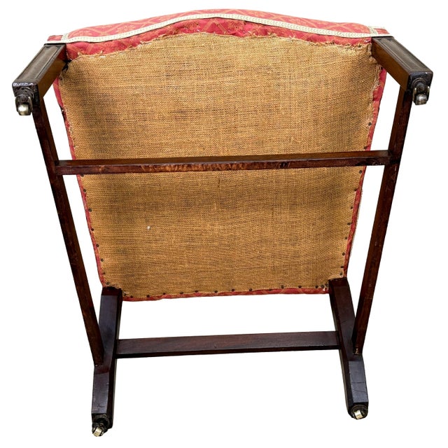 18th Century Georgian Mahogany Gainsborough Library Armchair, 1760 For Sale - Image 11 of 13