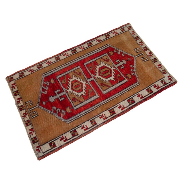 1980s 1980s Turkish Rug -1′11″ × 3′3″ For Sale - Image 5 of 14