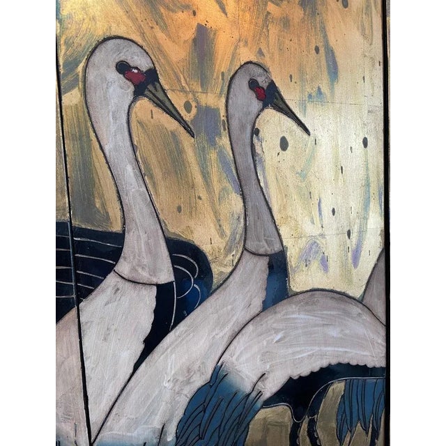 1970s Wall Mounted Coromandel Screen For Sale - Image 9 of 12