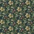 Morris & Co Golden Lily Fabric in Indigo - a Sample For Sale