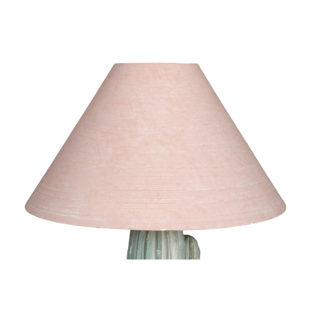1990s American Bon Art Cast Plaster Cactus Floor Lamp For Sale - Image 4 of 10