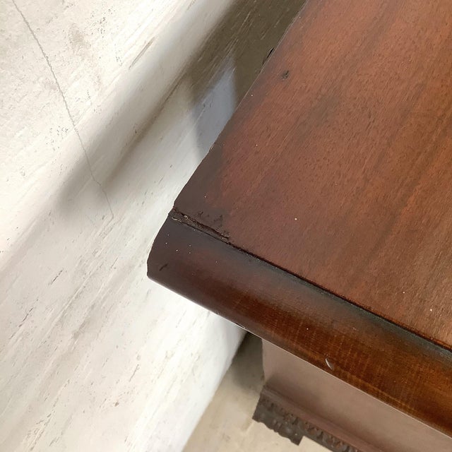 Brown Antique Carved Renaissance Revival Sideboard For Sale - Image 8 of 12