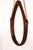 Mid-Century Italian Oval Mirror in Curved Teak, Rope and Leather, 1960s For Sale - Image 6 of 8
