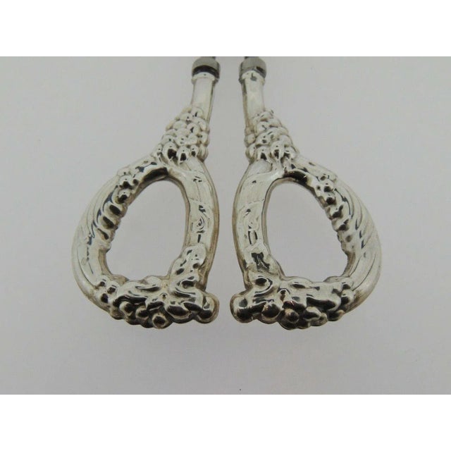 American American Sterling Silver Grape Shears or Scissors - 20th Century - Maker WA For Sale - Image 3 of 7