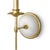 Regina Andrew Fisher Steel Single Sconce, Gold For Sale - Image 4 of 7
