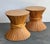 Vintage Boho Sheath of Wheat Side Tables - a Pair For Sale - Image 12 of 12