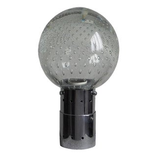 Ceiling Lamp in in Murano Glass and Steel by Gino Sarfatti and Archimede Seguso, 1960 For Sale