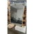 Mid-Century Modern Monumental Italian Venetian Torchon Murano Glass Wall Mirror in Barovier Style For Sale - Image 3 of 4