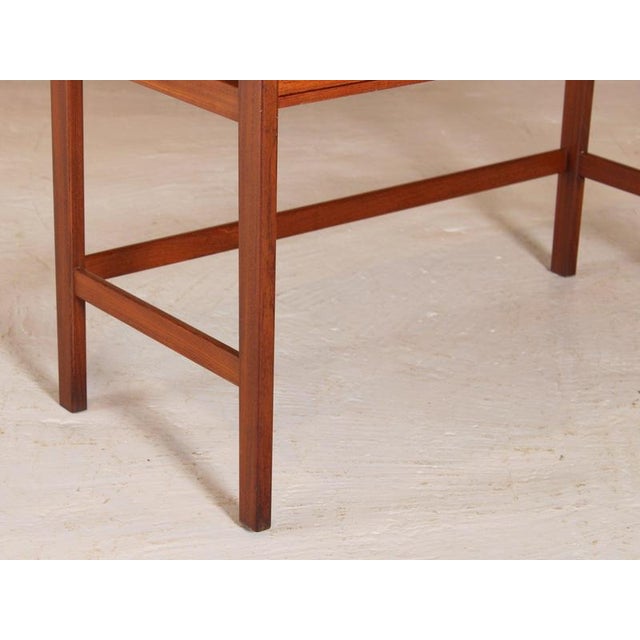 1960s Mid-Century Swedish Teak Side Table with 2 Drawers from Skaraborgs Möbelindustri, 1960s For Sale - Image 5 of 12