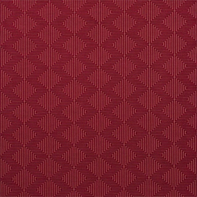 Harlequin Concept Fabric in Claret For Sale