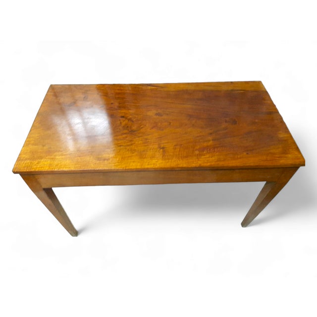 Brown Directoire Style Table in Walnut, Late 18th Century For Sale - Image 8 of 14