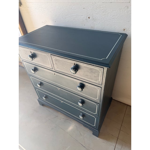 Antique Two Over Three Drawers - Painted Chest of Drawers From England For Sale - Image 4 of 18