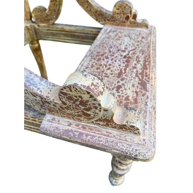 Early 20th Century Antique Library Steps or Three-Tiered Side Table For Sale - Image 5 of 9