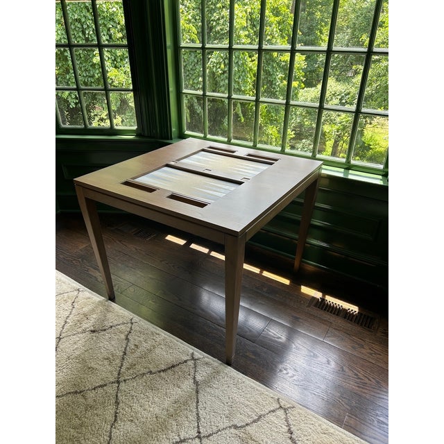 Oomph Oomph 36” Backgammon Table With Lucite Top For Sale - Image 4 of 12