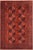 Blue Tribal Kargahi Rust/Blue Wool Rug - 6'11'' X 10'2'' For Sale - Image 8 of 9