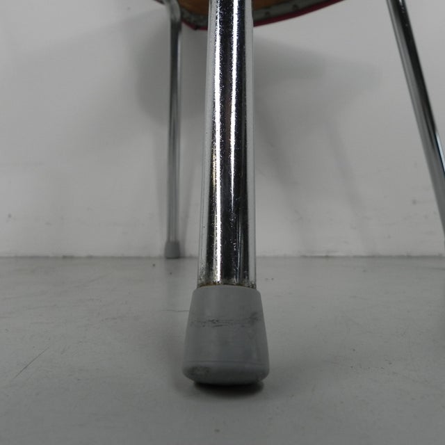 Metal Vintage Dining Chairs, 1950s, Set of 5 For Sale - Image 7 of 18